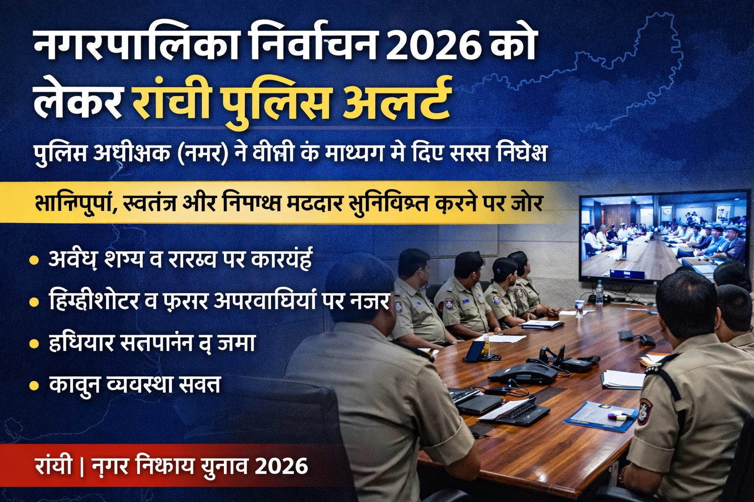 नगरपालिका निर्वाचन 2026 | Jharkhand News | Bhaiyajii News