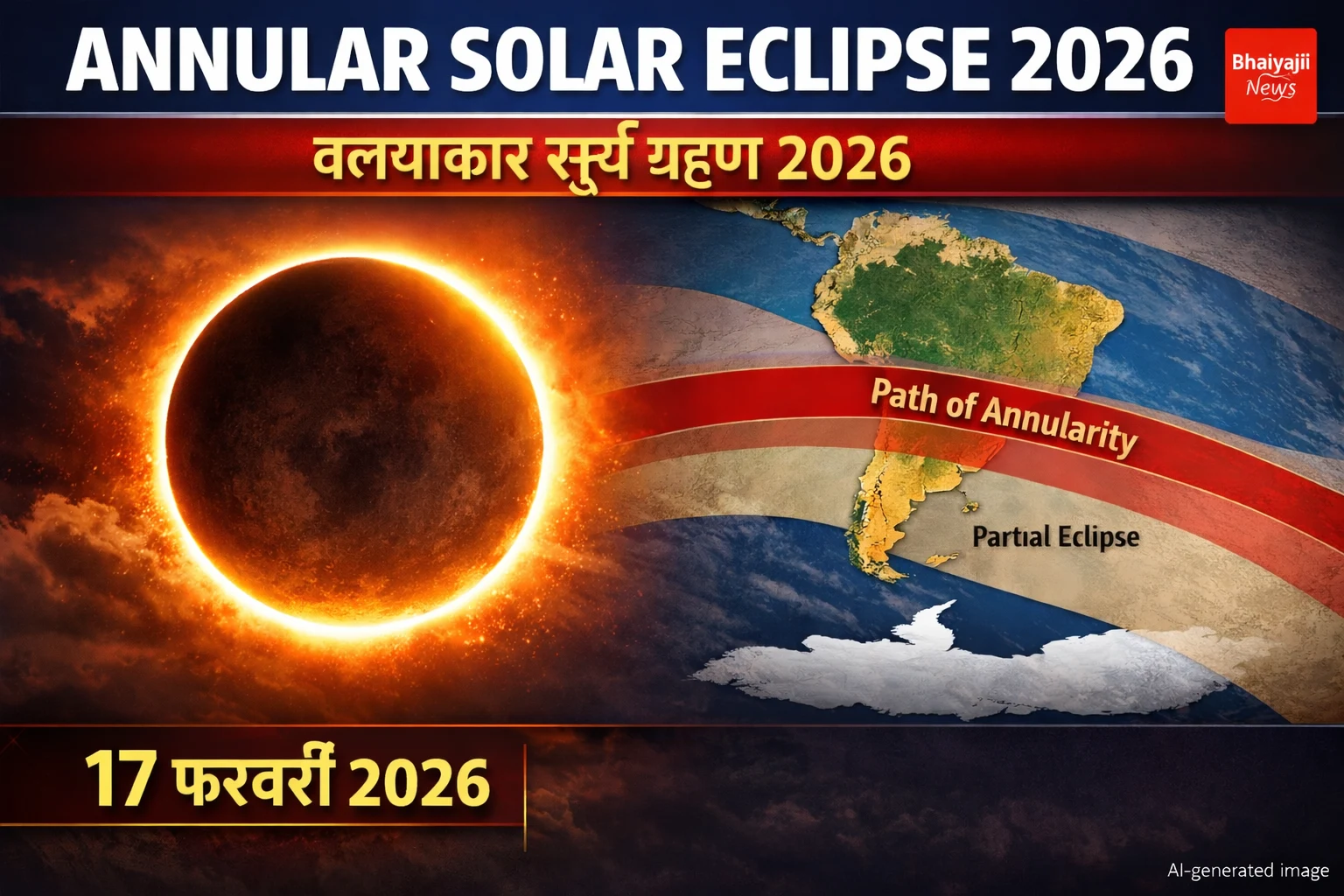 Annular Solar Eclipse 2026 | Bhaiyajii News