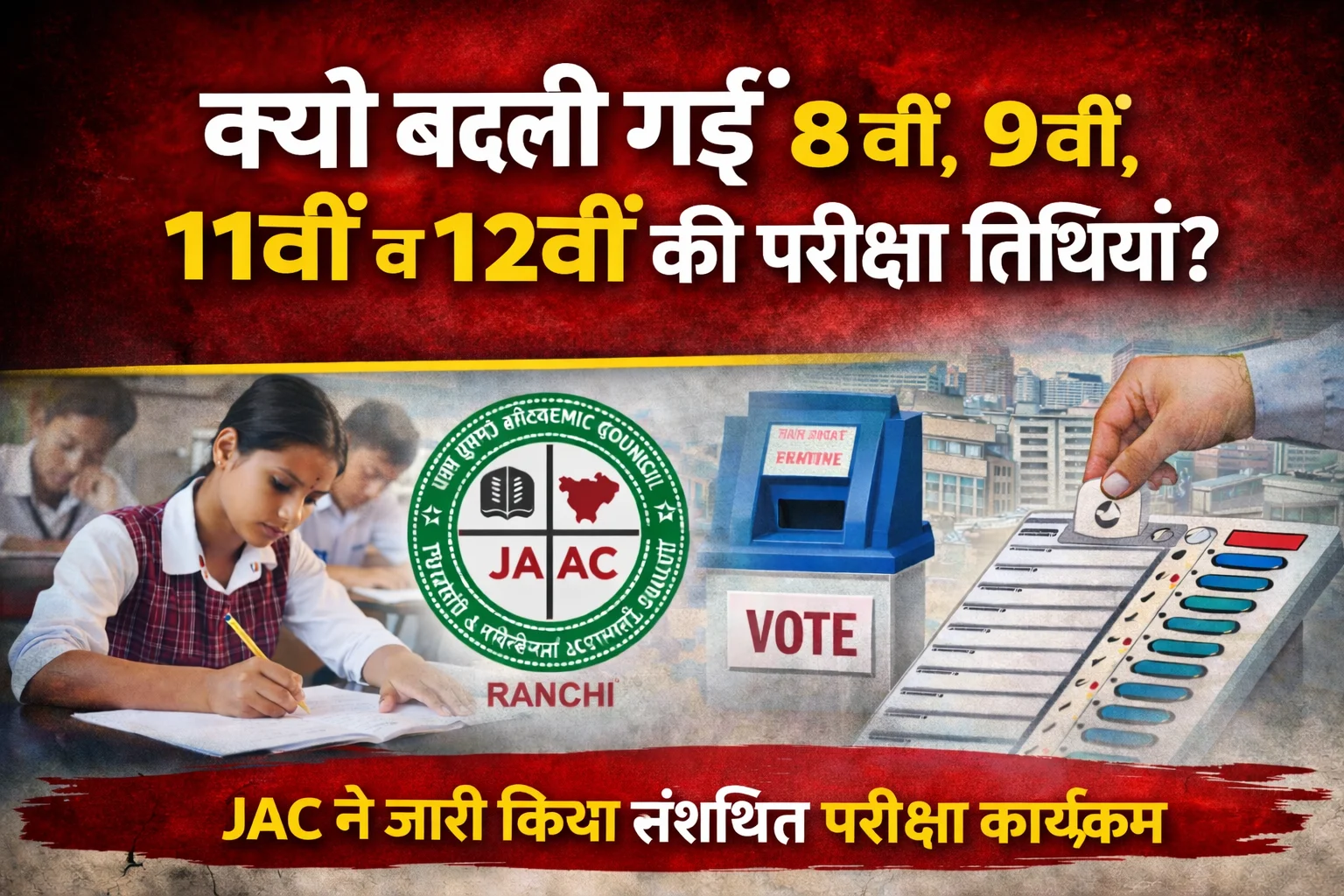 JAC Exam Date Change | Jharkhand News | Bhaiyajii News
