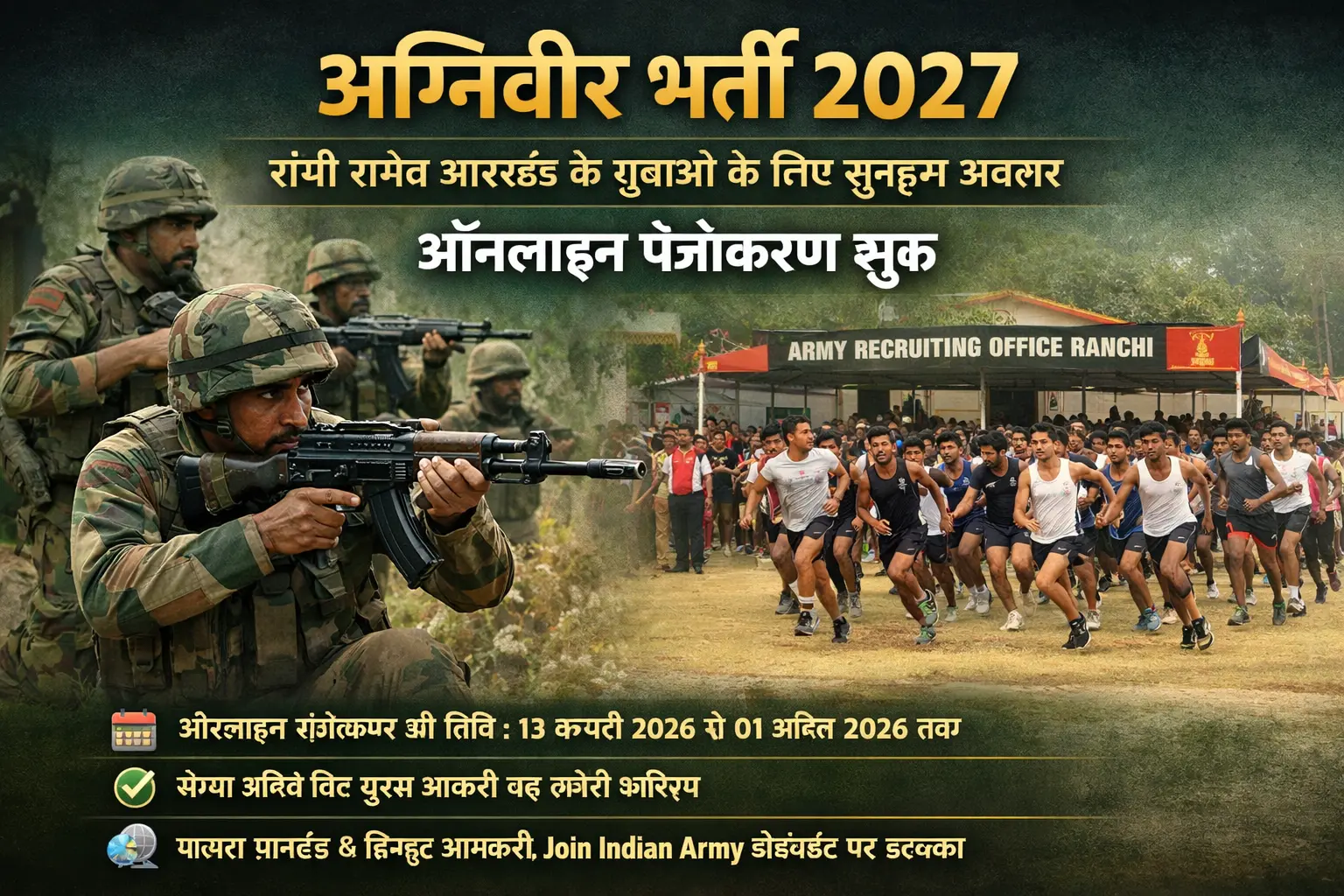 अग्निवीर भर्ती वर्ष | Jharkhand News | Bhaiyajii News