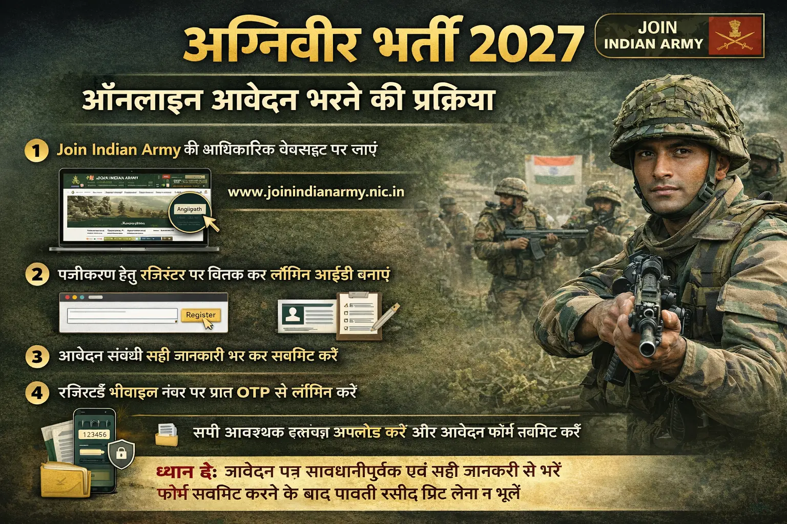 अग्निवीर भर्ती 2027 का ऑनलाइन फॉर्म कैसे भरें, | Jharkhand News | Bhaiyajii News