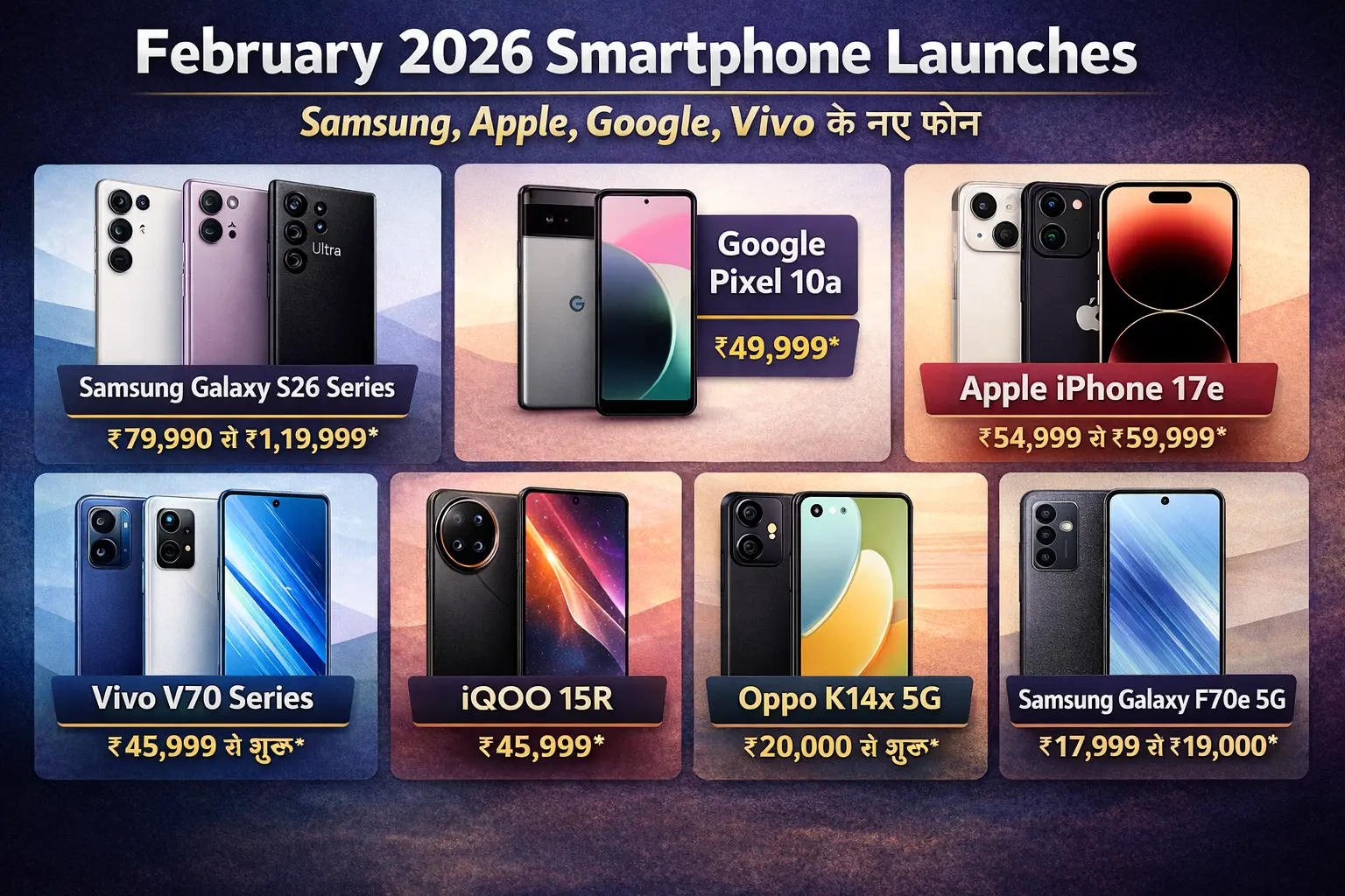 February 2026 Smartphone Launche | Bhaiyajii News
