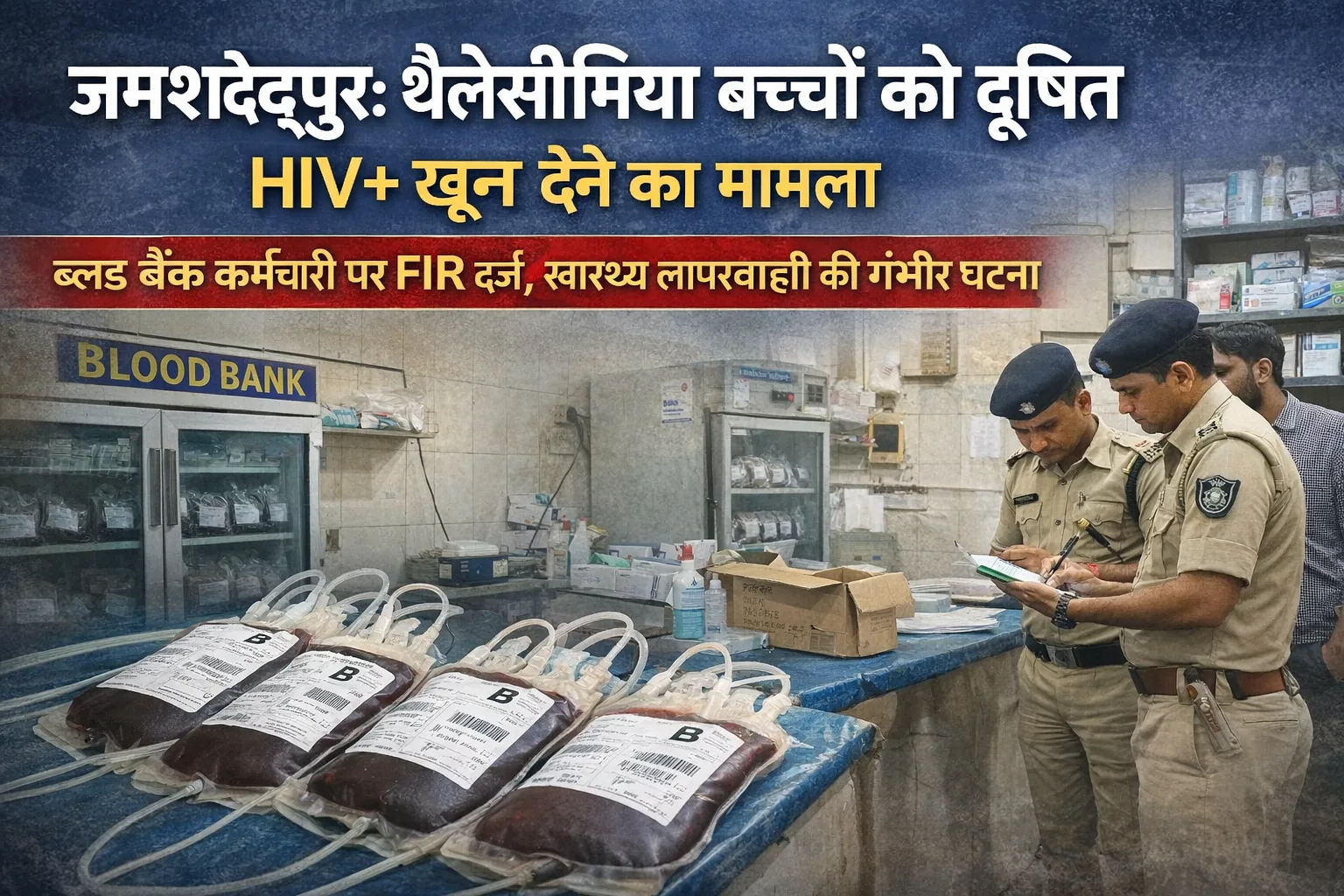 जमशेदपुर HIV संक्रमित खून मामला | Jharkhand News | Bhaiyajii news
