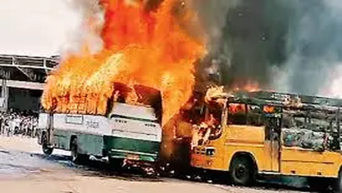 खड़गरा बस स्टैंड में आग | Jharkhand News | Bhaiyajii News