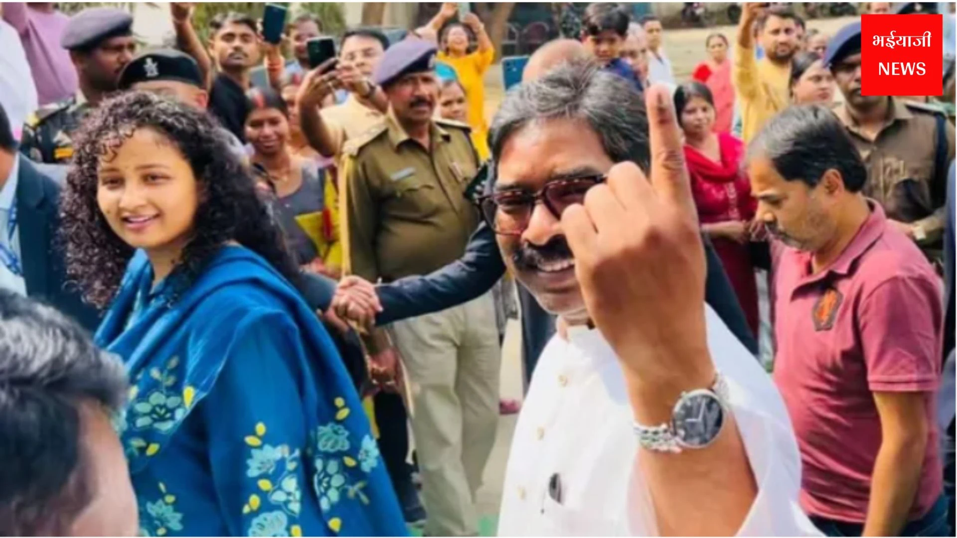 मुख्यमंत्री और राज्यपाल ने मतदान किया | Jharkhand News | Bhaiyajii News