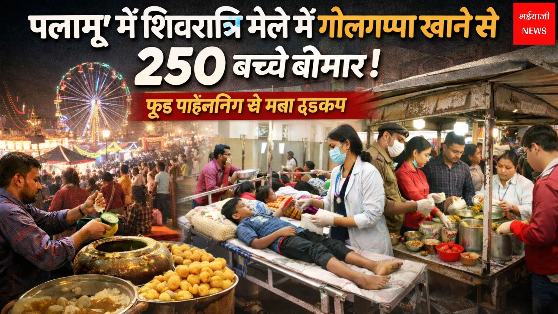 पलामू शिवरात्रि गोलगप्पा फूड पॉइजनिंग | Jharkhand News | Bhaiyajii News