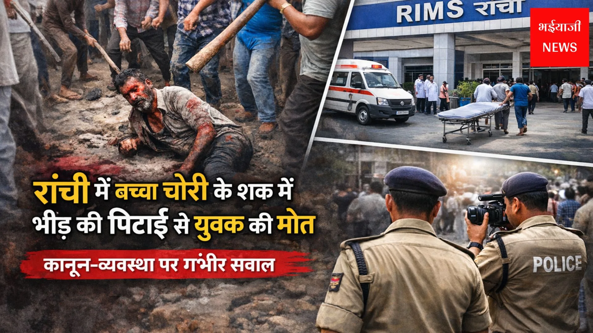 रांची भीड़ हिंसा | Jharkhand News | Bhaiyajii News