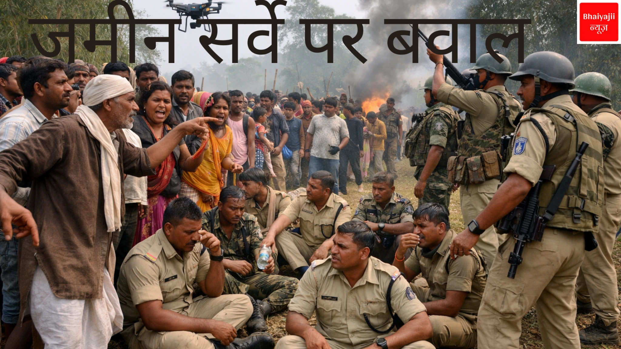 जमीन सर्वे पर बवाल | Jharkhand News | Bhaiyajii News