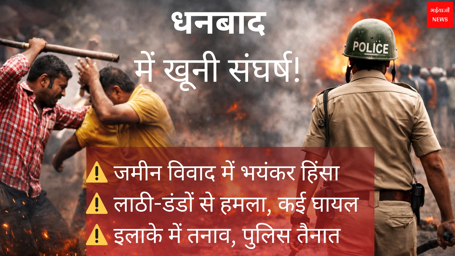 धनबाद जमीन विवाद | Jharkhand News | Bhaiyajii News