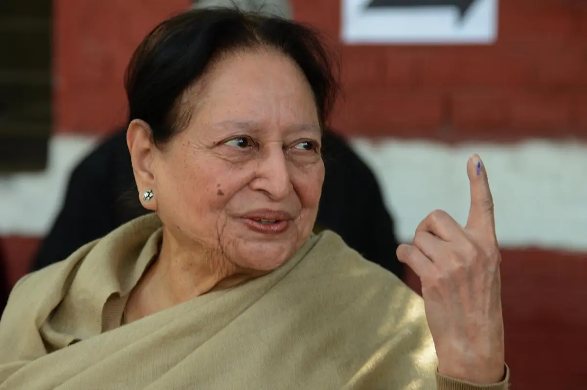 मोहसिना किदवई की तस्वीर – पूर्व केंद्रीय मंत्री और मेरठ की पहली महिला सांसद | Jharkhand News |Bhaiyajii News