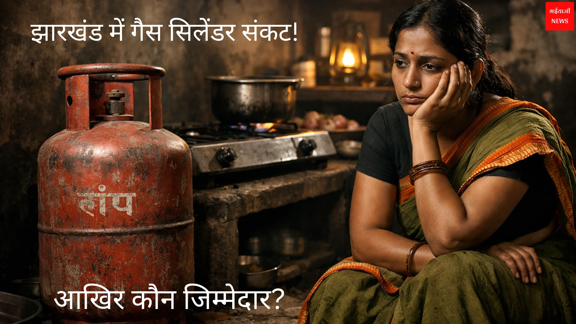 Jharkhand gas cylinder crisis | Jharkhand News | Bhaiyajii News