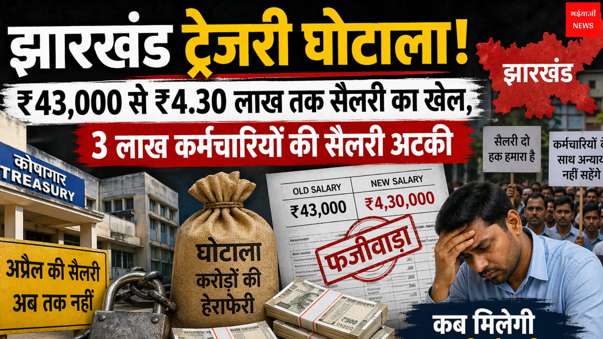 ट्रेजरी घोटाले | Jharkhand News | Bhaiyajii News