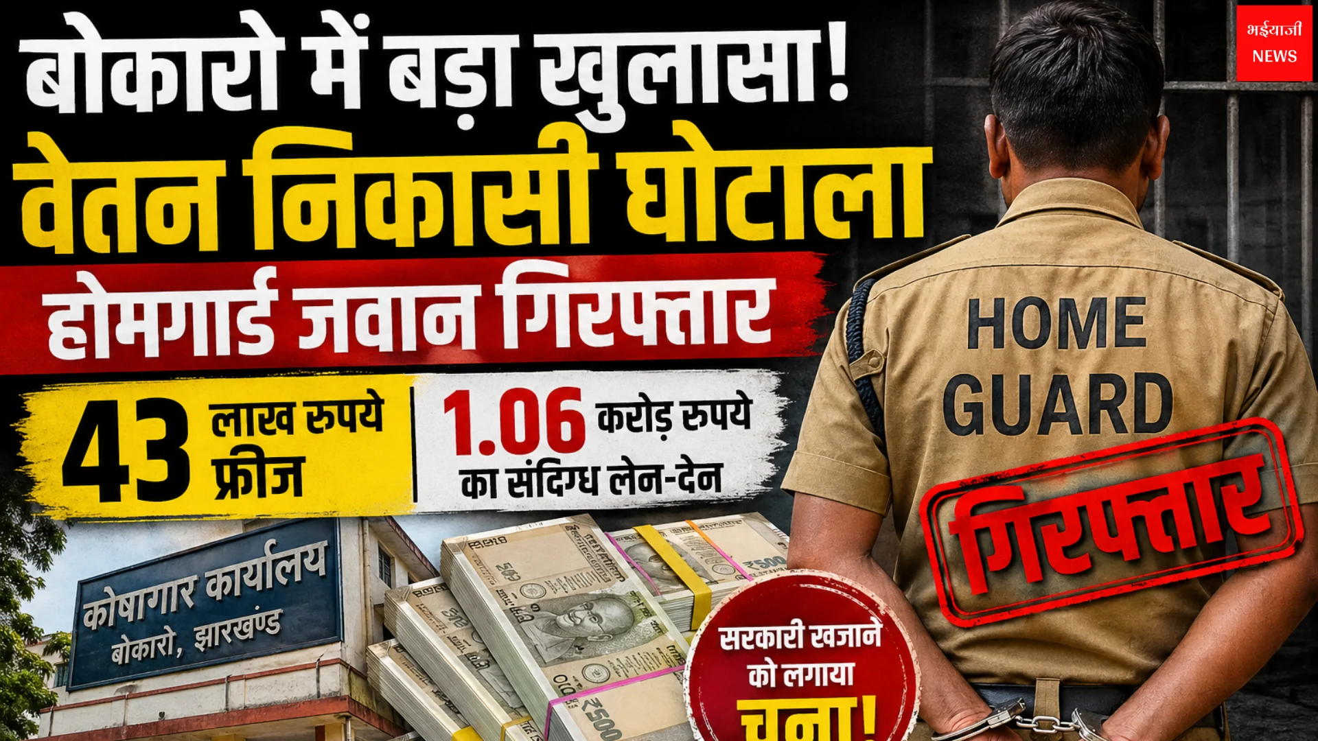 अवैध वेतन | Jharkhand News | Bhaiyajii News