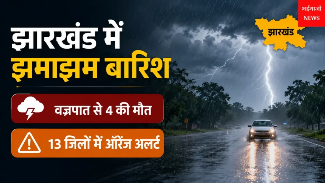झारखंड मौसम अलर्ट : | Jharkhand News | Bhaiyajii News |