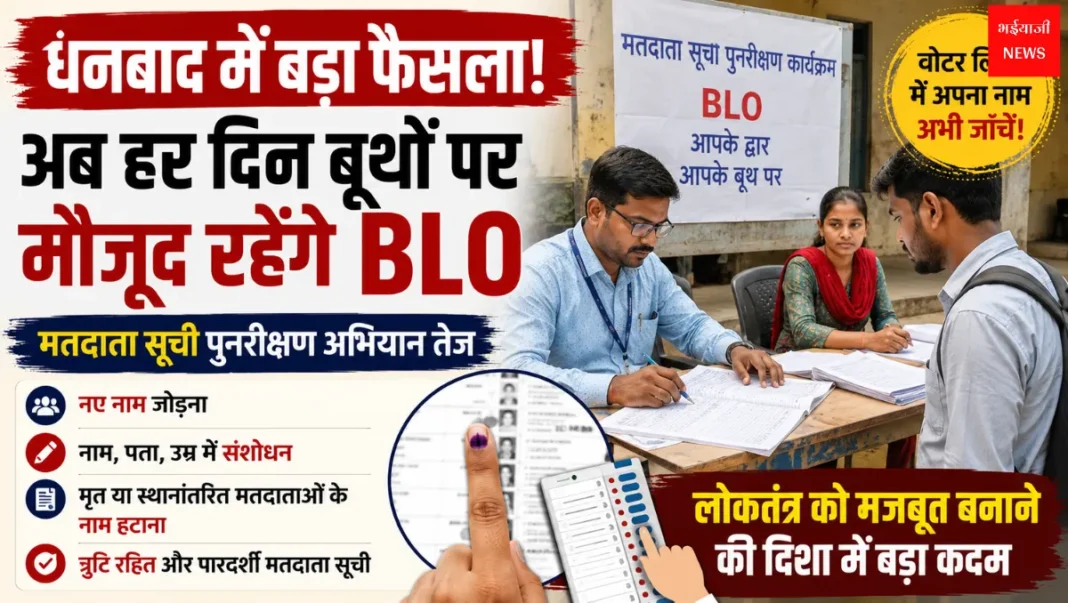 Dhanbad Voter List Revision | Jharkhand News |Bhaiyajii News