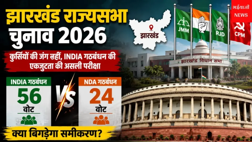 झारखंड राज्यसभा चुनाव 2026 : | Jharkhand News | Bhaiyajii News |