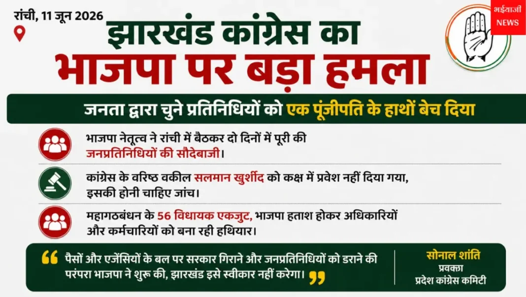 झारखंड राज्यसभा चुनाव : |n Jharkhand News | Bhaiyajii News |