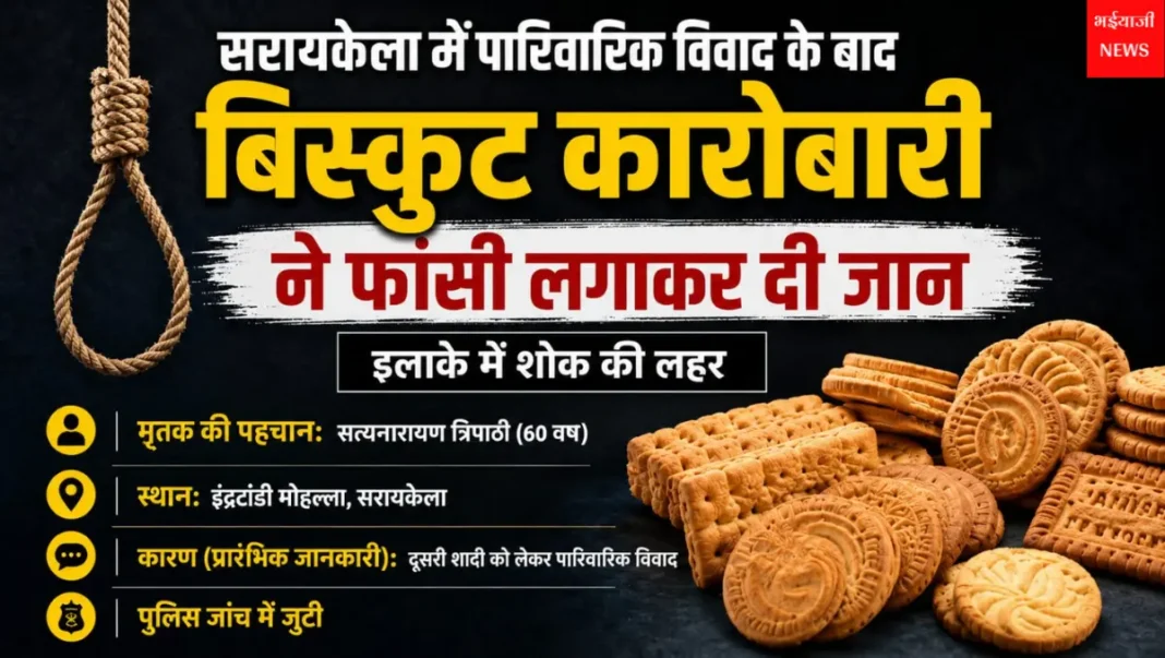 सरायकेला बिस्कुट कारोबारी आत्महत्या : | Jharkhand News | Bhaiyajii News |