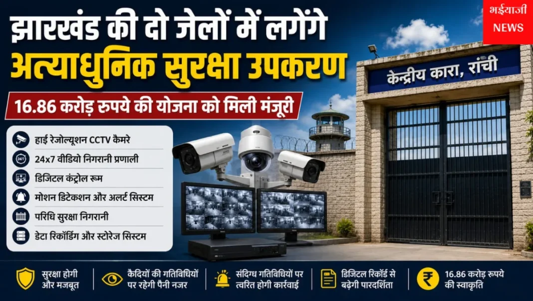 झारखंड जेल सुरक्षा : | Jharkhand News | Bhaiyajii News |