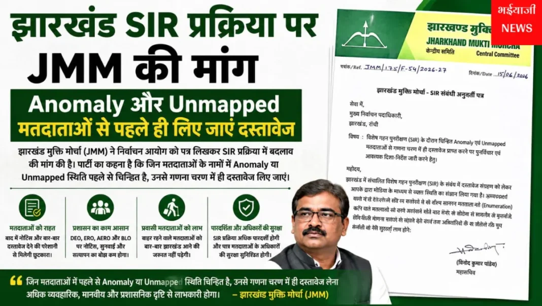 झारखंड SIR प्रक्रिया : | Jharkhand News | Bhaiyajii News |