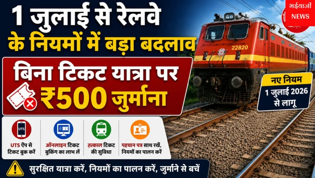 रेलवे के नए नियम : |Jharkhand News | Bhaiyajii News |
