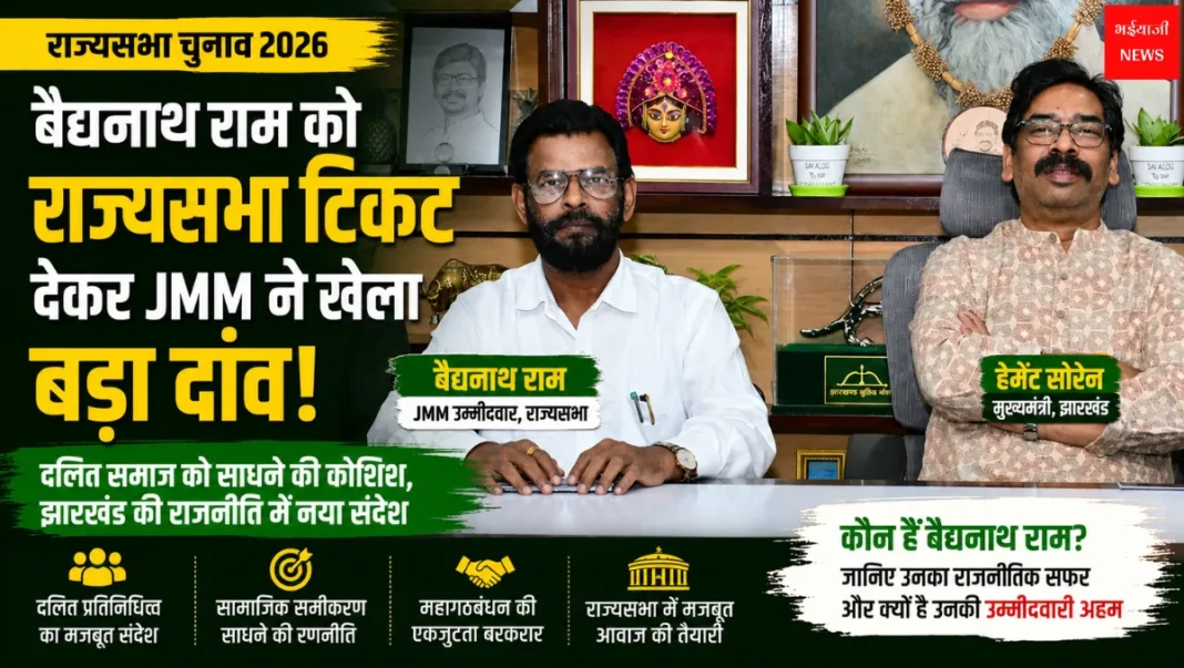 Baidyanath Ram Rajya Sabha Ticket | Jharkhand News | Bhaiyajii News