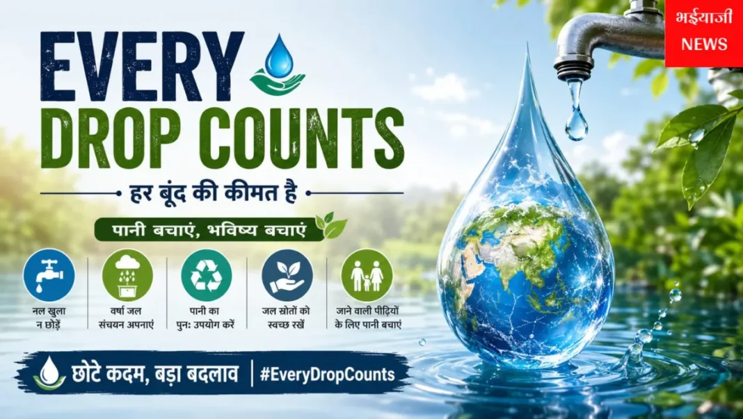 EveryDropCounts अभियान : | Jharkhand News | Bhaiyajii News |