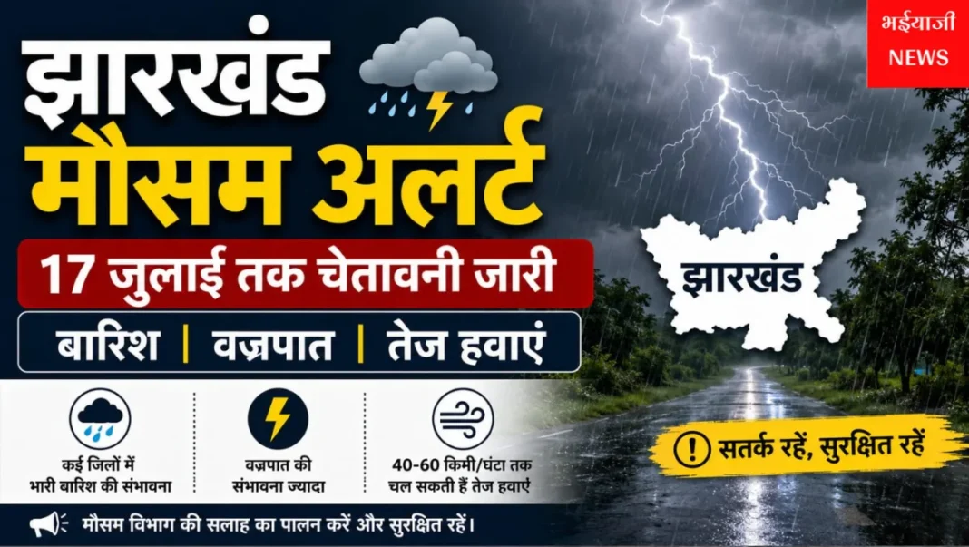 झारखंड मौसम अलर्ट : | Jharkhand News | Bhaiyajii News |