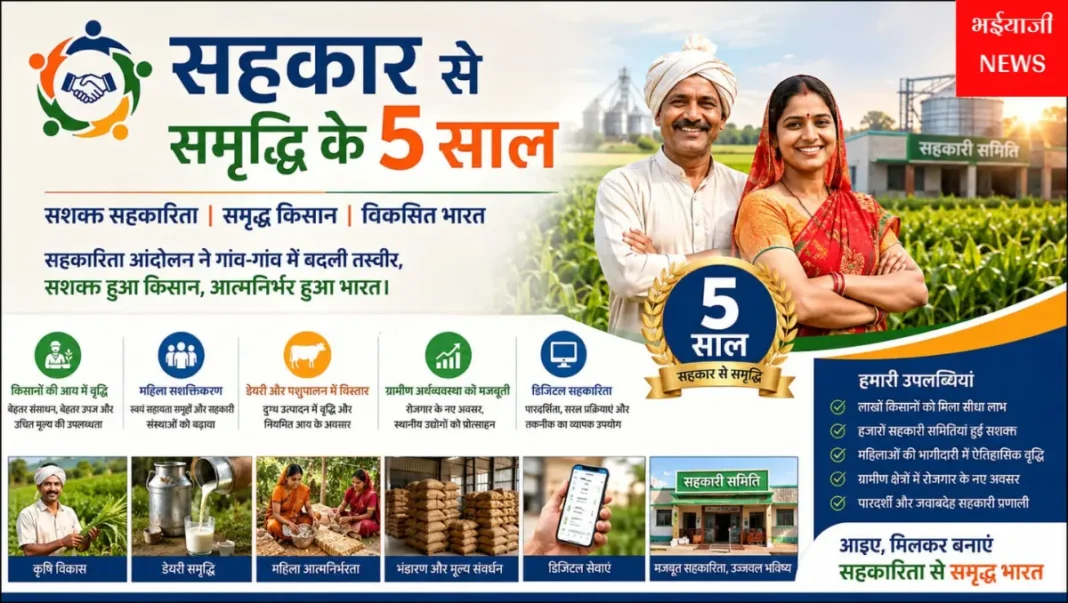 सहकार से समृद्धि के 5 साल : | Jharkhand News | Bhaiyajii News |