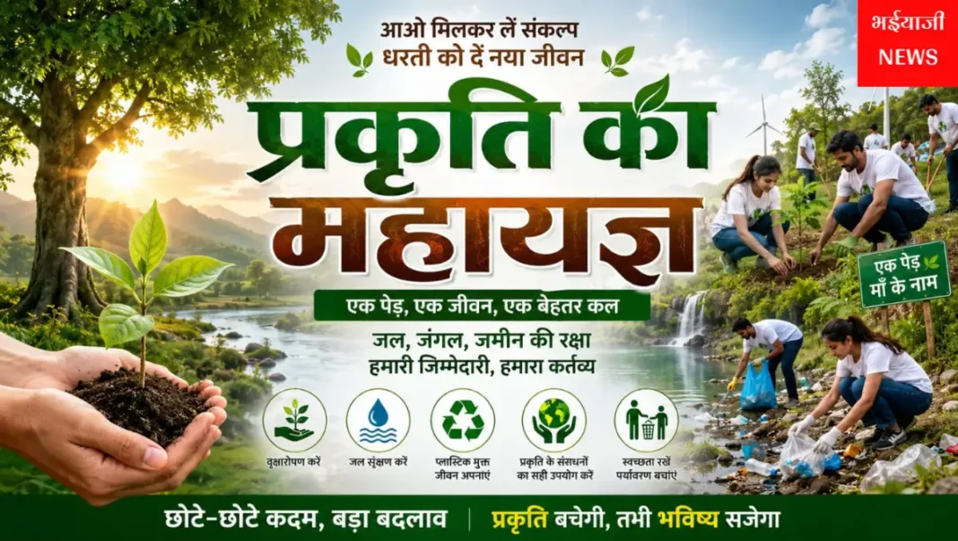 प्रकृति का महायज्ञ : | Jharkhand News | Bhaiyajii News |