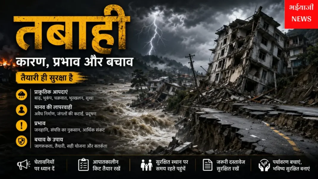 तबाही : | Jharkhand News | Bhaiyajii News |