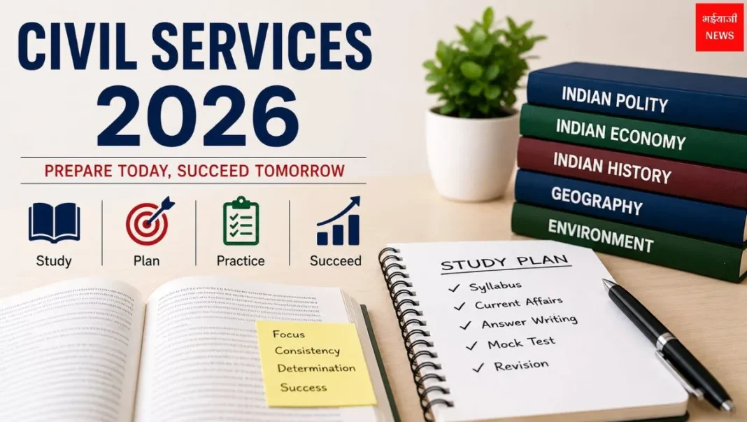 Civil Services 2026: UPSC सिविल सेवा परीक्षा 2026 की पूरी तैयारी गाइड| Jharkhand News | Bhaiyaji News|