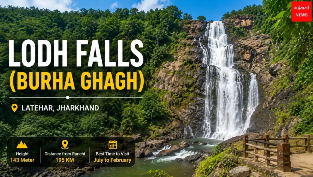 Lodh Falls (Burha Ghagh): कैसे जाएं, दूरी, एंट्री फीस और पूरी ट्रैवल गाइड 2026 |Jharkhand News | Bhaiyaji News |