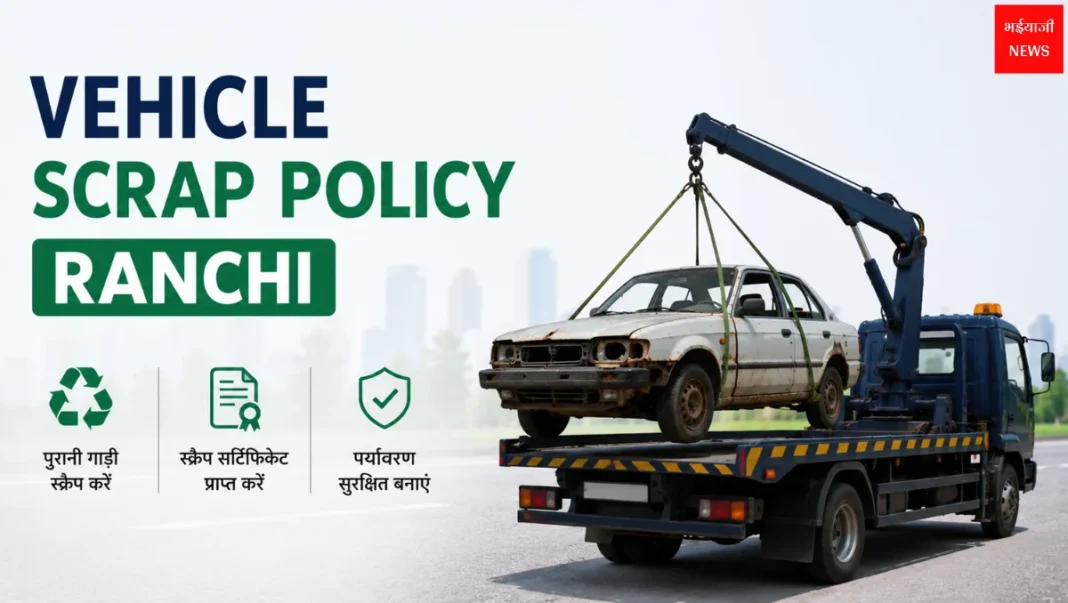 Vehicle Scrap Policy Ranchi| Jharkhand News | Bhaiyajii News