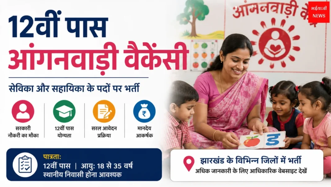 12th pass anganwadi vacancy | Jharrkhand News | Bhaiyajii News