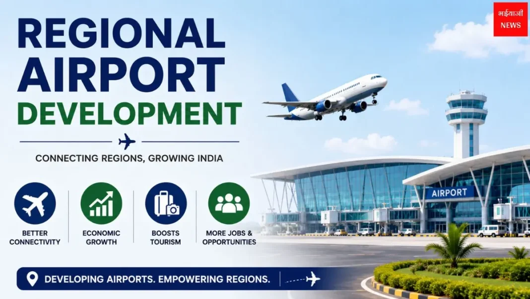 Regional Airport Development: क्षेत्रीय हवाई अड्डों का विकास, उद्देश्य और लाभ | 2026 Guide |Jharkhand News | Bhaiyaji News |