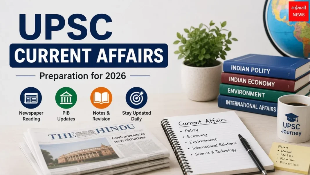UPSC Current Affairs Preparation 2026: करेंट अफेयर्स की तैयारी कैसे करें?|Jharkhand News |Bhaiyaji News|