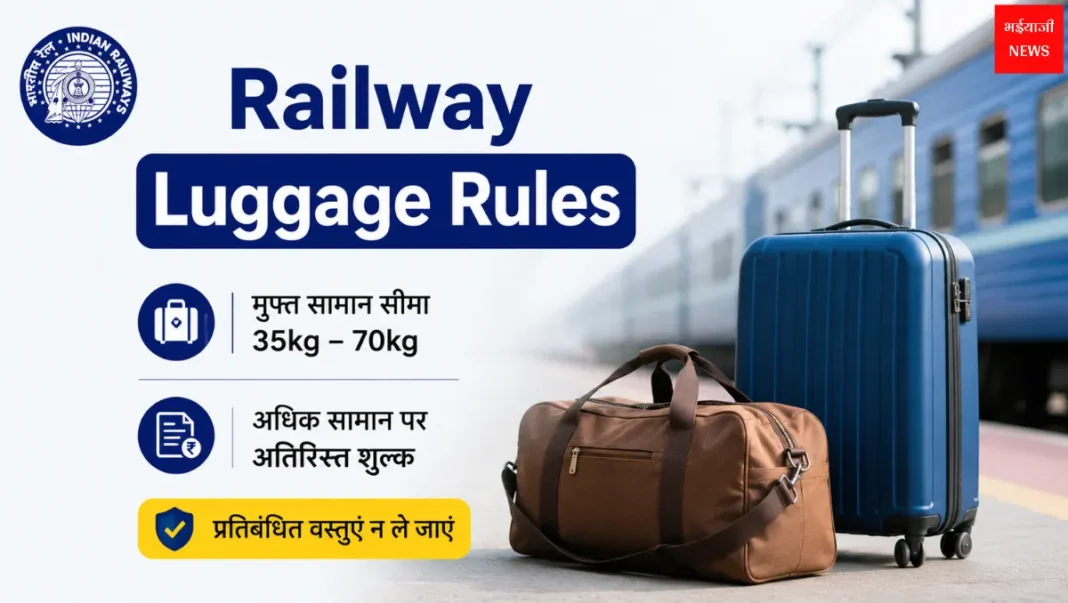Railway Luggage Rules | Jharkhand News | Bhaiyajii News