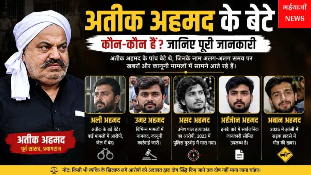 अतीक अहमद के बेटे : | Jharkhand News | Bhaiyajii News |