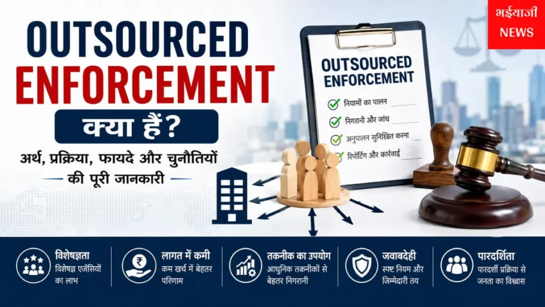 आउटसोर्स्ड एनफोर्समेंट : | Jharkhand News | Bhaiyajii News |