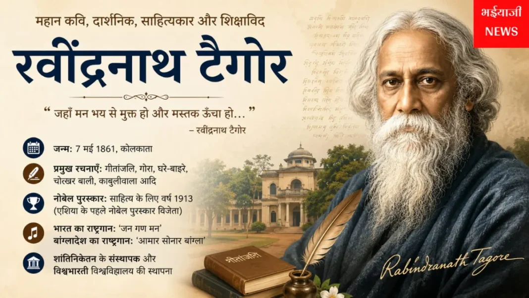 रवींद्रनाथ टैगोर : | Jharkhand News | Bhaiyajii News |