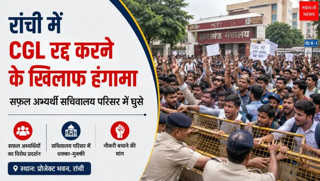 JSSC CGL परीक्षा रद्द | Jharkhand News | Bhaiyajii News