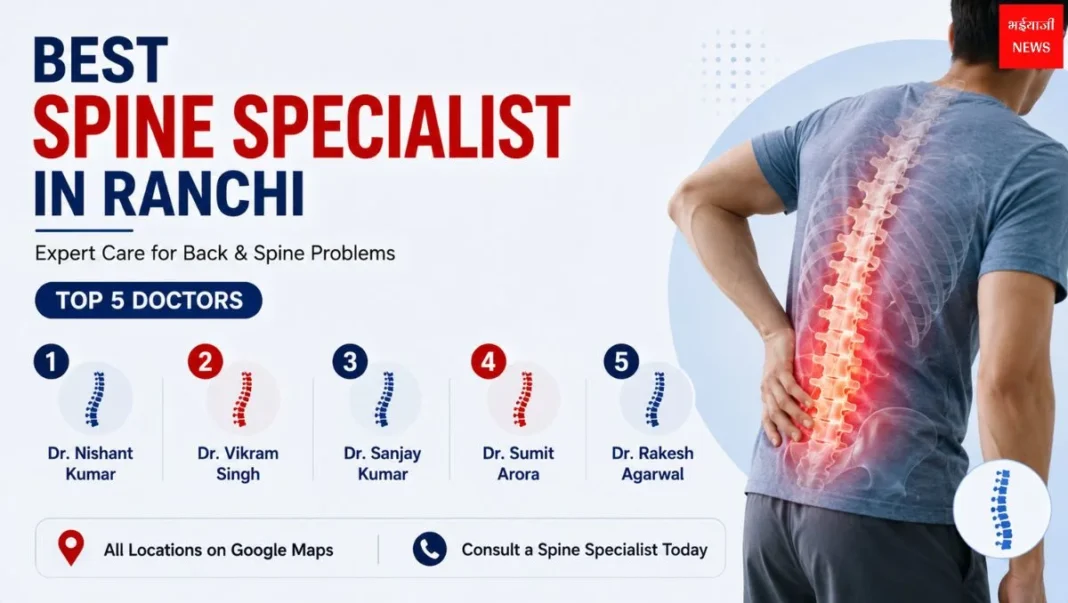 Spine Specialist in Ranchi| Jharkhand News | Bhaiyajii News