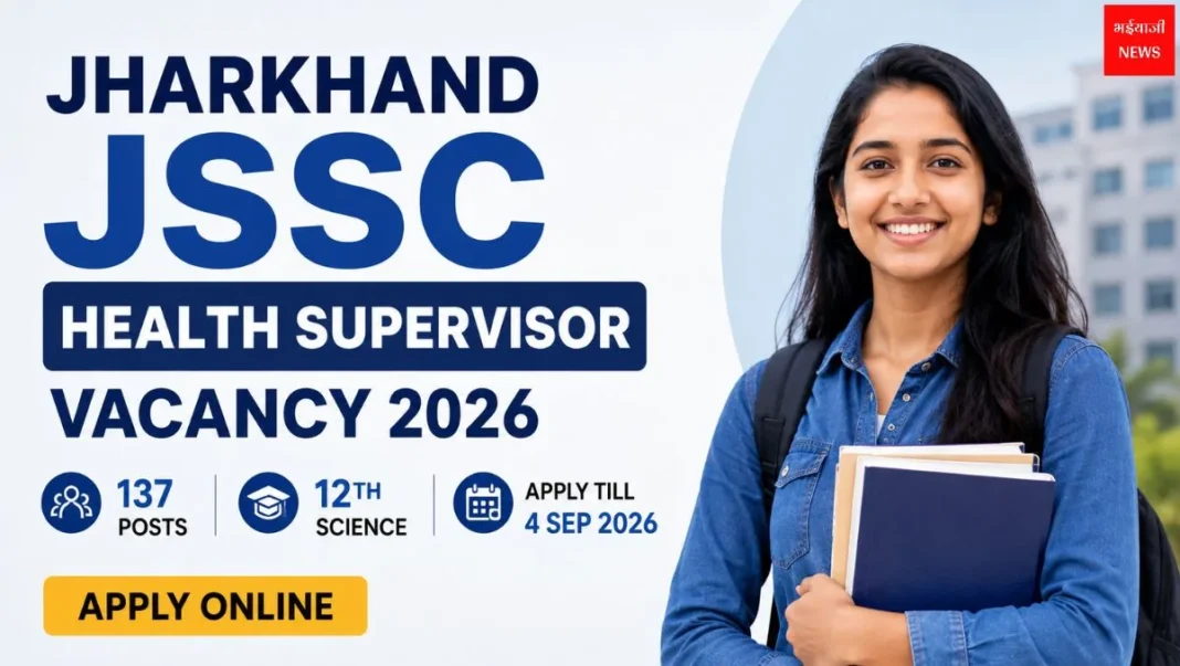 Jharkhand JSSC Health Supervisor Vacancy | Bhaiyajii News